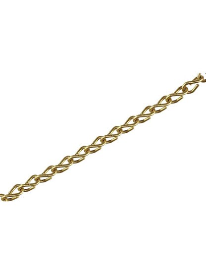 Solid-Brass Double Jack Picture Chain - #16